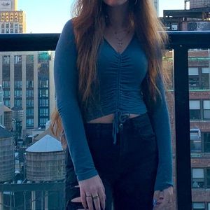 🌸3 for $13🌸 Comfy Ruched Long Sleeve Shirt